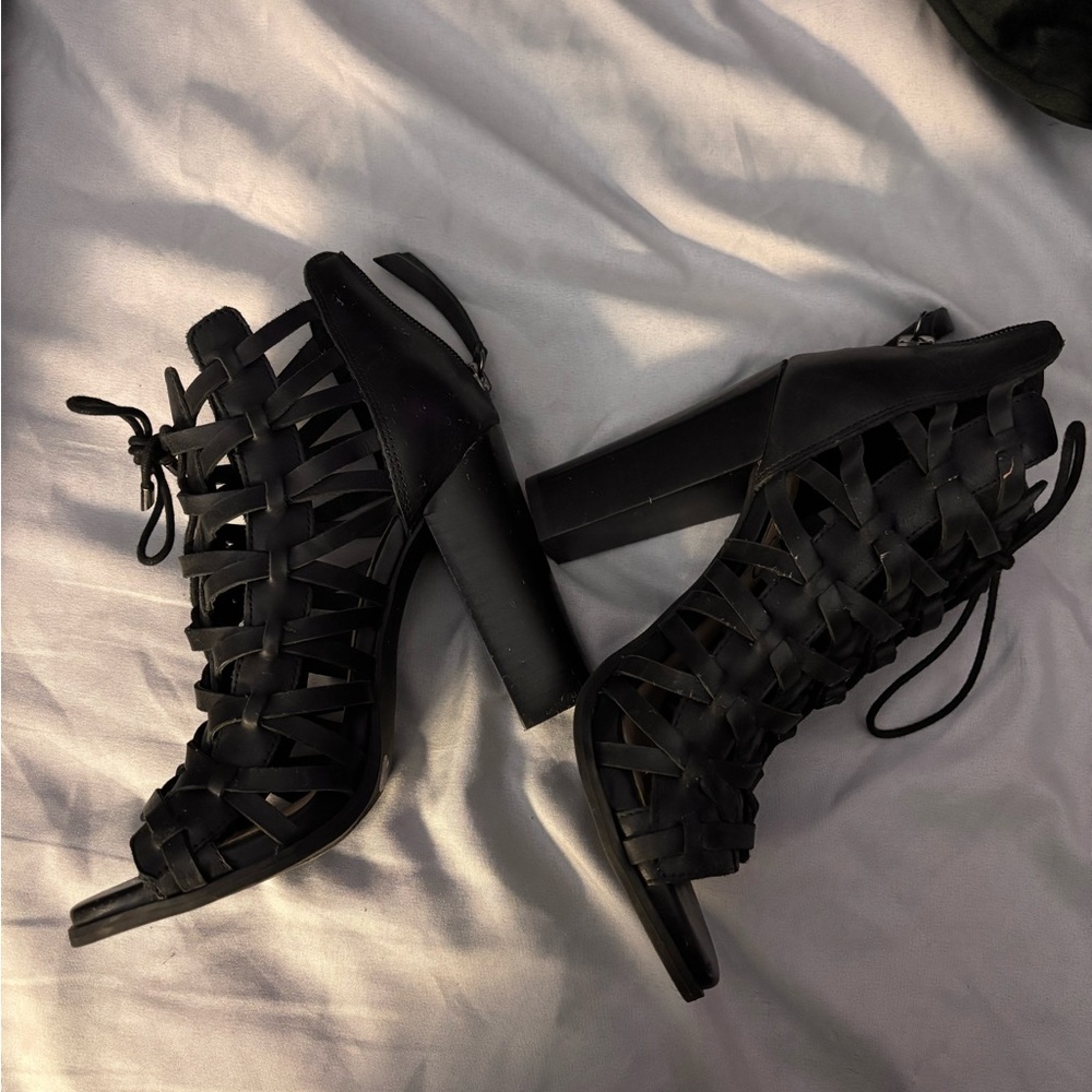 Jessica Simpson Black Women's Heeled Sandals